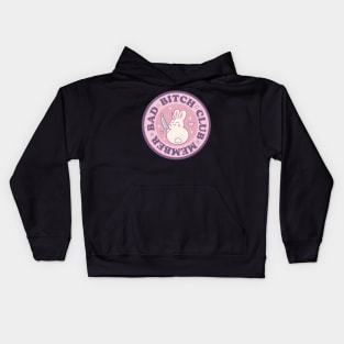 Bad bunny club member cute kawaii Kids Hoodie